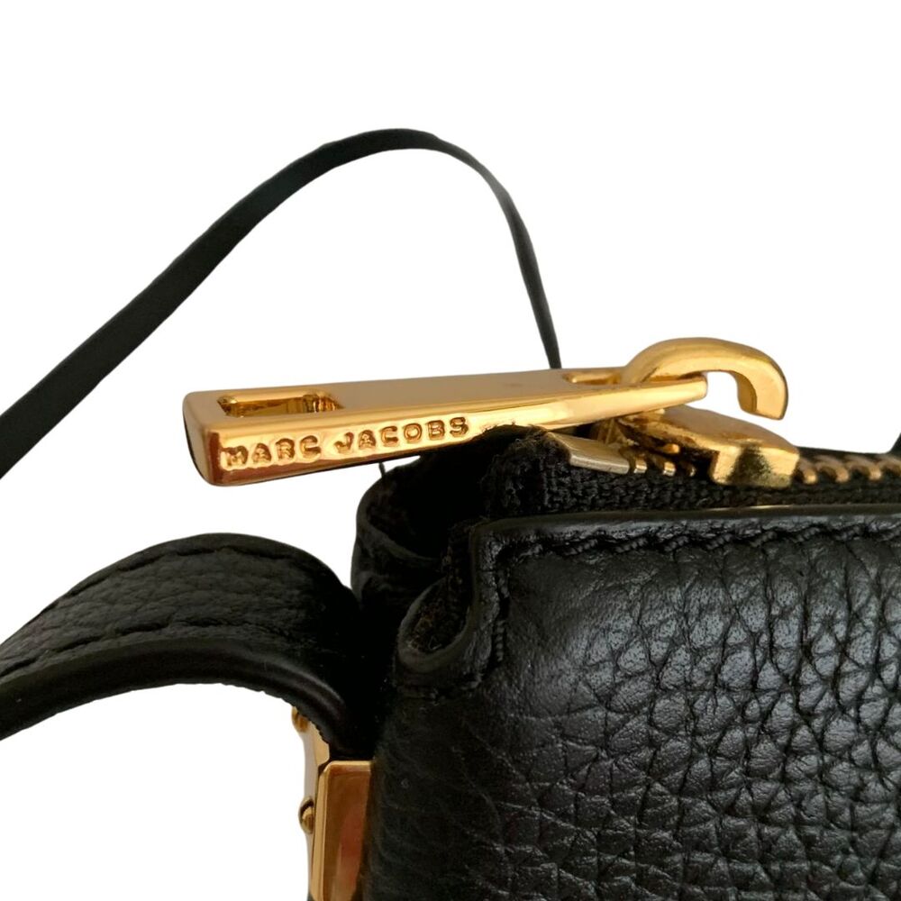Marc Jacobs Black Pebbled Leather Crossbody with Adjustable  Strap Small - Picture 9 of 13